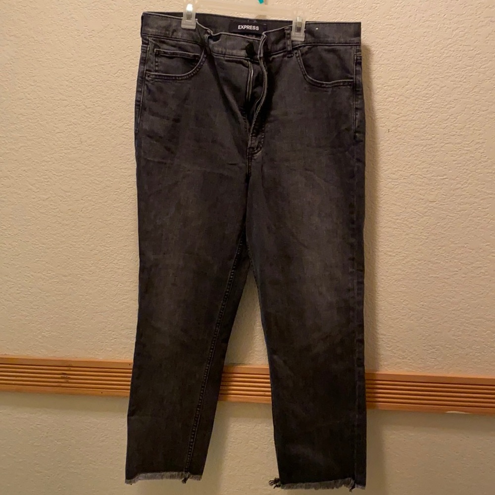 Express High Rise Black Jeans